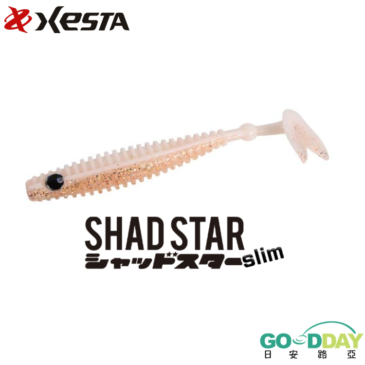 >日安路亞< XESTA SHAD STAR SLIM V尾軟蟲-細節圖3