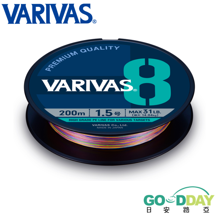 >日安路亞< VARIVAS 8 MARKING PE五色線-細節圖2