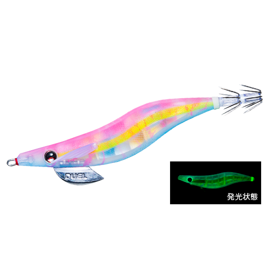 >日安路亞< DUEL LQ LENS EGI 3.5号 A1782 木蝦、鏡面蝦-規格圖3