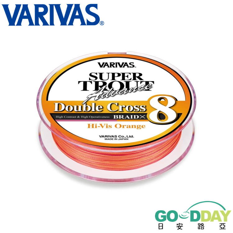 >日安路亞< VARIVAS TROUT ADVANCE DC PE X8 ORANGE PE線-細節圖2