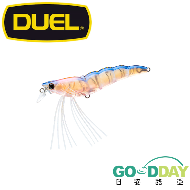 >日安路亞< DUEL F1221 L-BASS SHRIMP 70SS 緩沉 蝦型硬餌-細節圖2
