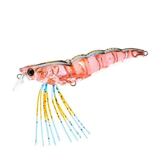 >日安路亞< DUEL F1221 L-BASS SHRIMP 70SS 緩沉 蝦型硬餌-規格圖2