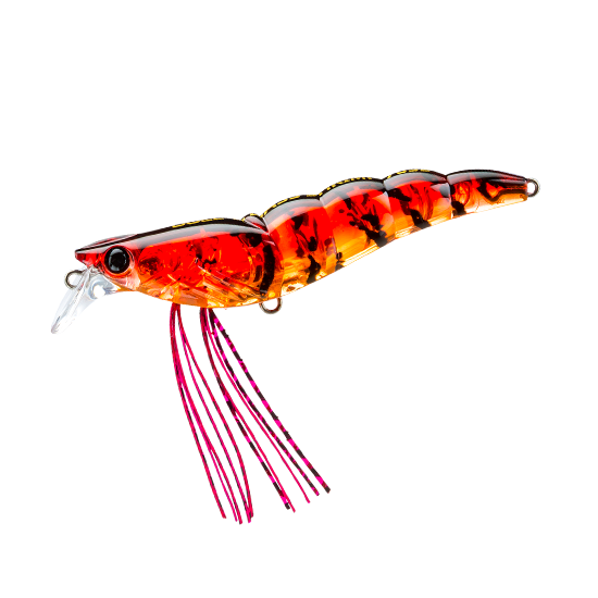 >日安路亞< DUEL F1221 L-BASS SHRIMP 70SS 緩沉 蝦型硬餌-規格圖2