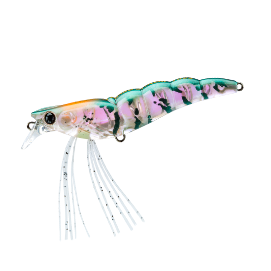 >日安路亞< DUEL F1221 L-BASS SHRIMP 70SS 緩沉 蝦型硬餌-規格圖2