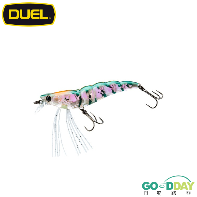 >日安路亞< DUEL F1240 L-BASS SHRIMP 90SS 緩沉 蝦型硬餌-細節圖2
