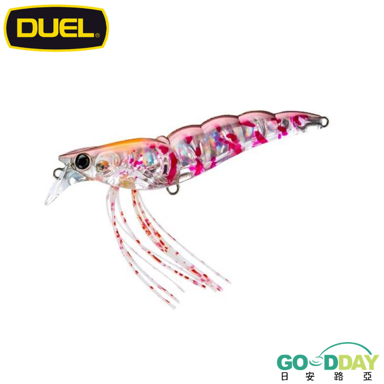 >日安路亞< DUEL F1240 L-BASS SHRIMP 90SS 緩沉 蝦型硬餌-細節圖3