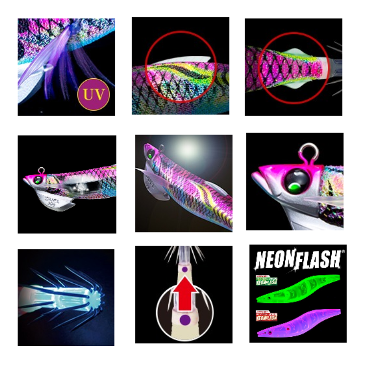 >日安路亞< DUEL A1745 EZ-Q FINPLUS TR 3.5号 木蝦-細節圖3