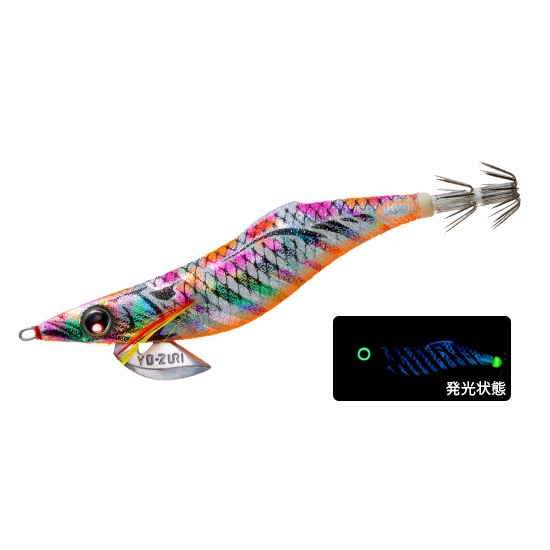 >日安路亞< YO-ZURI A1748 EGI AURIE-Q FINACE 3.5号 木蝦-規格圖2