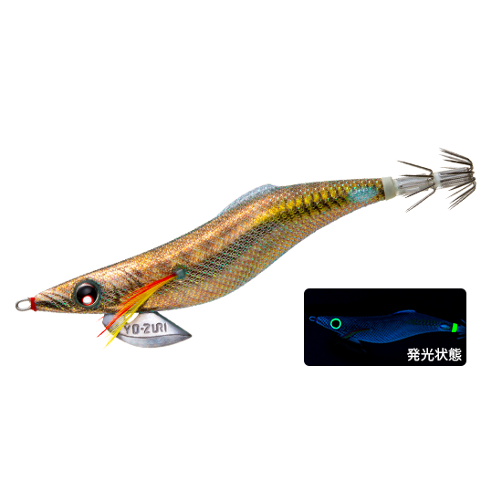 >日安路亞< YO-ZURI A1748 EGI AURIE-Q FINACE 3.5号 木蝦-規格圖2