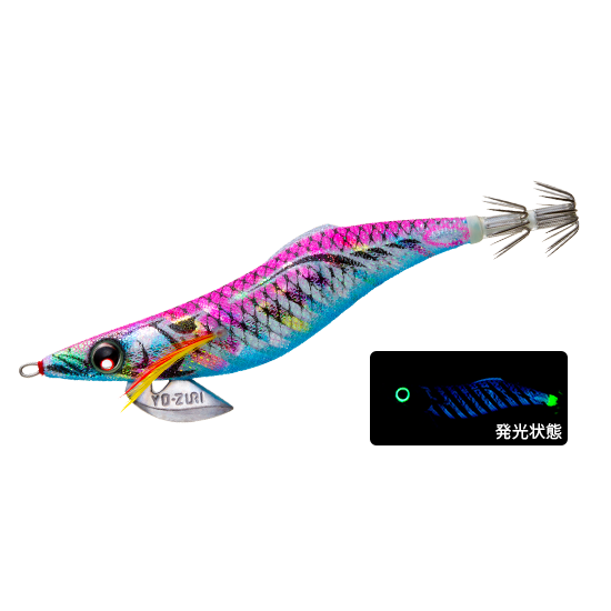 >日安路亞< YO-ZURI A1753 EGI AURIE-Q FINACE 2.5号 木蝦-規格圖2