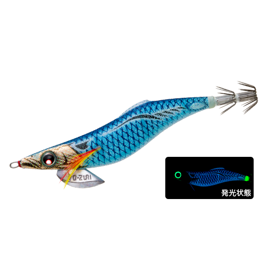 >日安路亞< YO-ZURI A1754 EGI AURIE-Q FINACE 3.0 木蝦-規格圖2