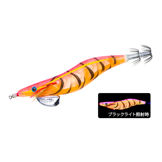 >日安路亞< YO-ZURI A1791 EGI AURIE-Q 3D 3.5号 木蝦-規格圖2