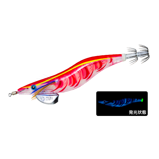 >日安路亞< YO-ZURI A1791 EGI AURIE-Q 3D 3.5号 木蝦-規格圖2