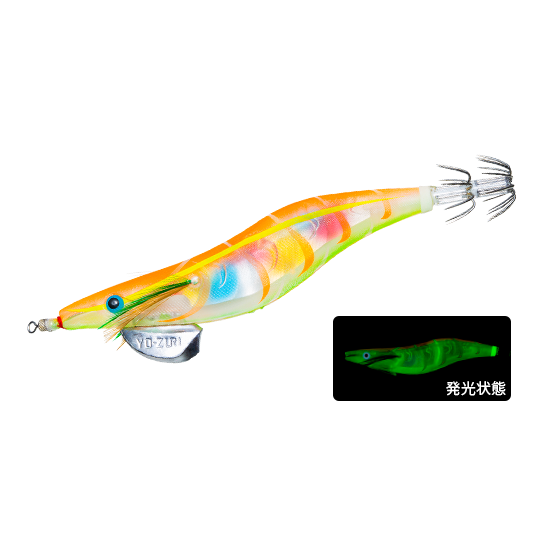 >日安路亞< YO-ZURI A1791 EGI AURIE-Q 3D 3.5号 木蝦-規格圖2