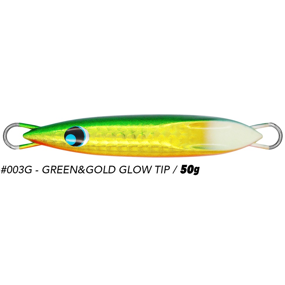 >日安路亞< UROCO CHIBI UROCO SHORT 50g、60g Metal jig 配備前後輔助鉤-規格圖1