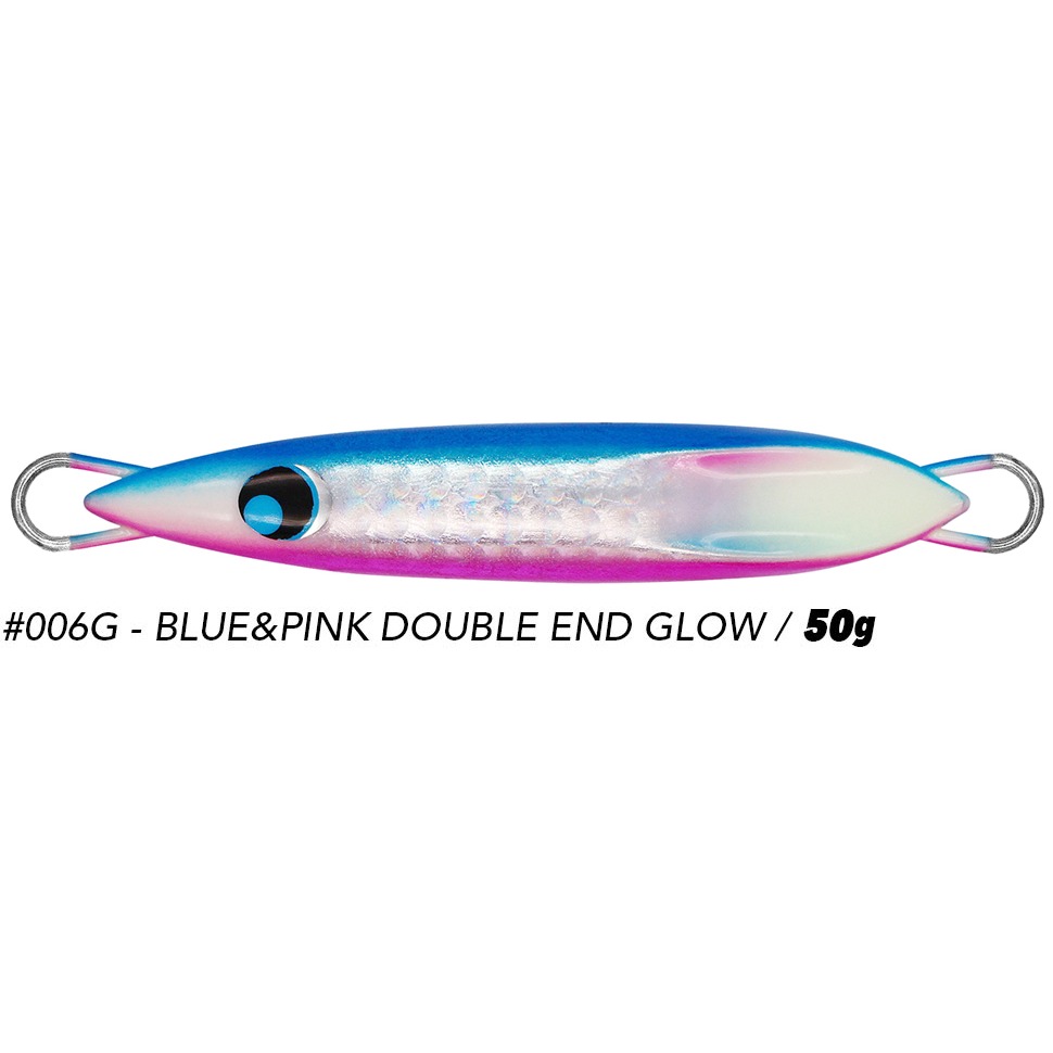 >日安路亞< UROCO CHIBI UROCO SHORT 50g、60g Metal jig 配備前後輔助鉤-規格圖1