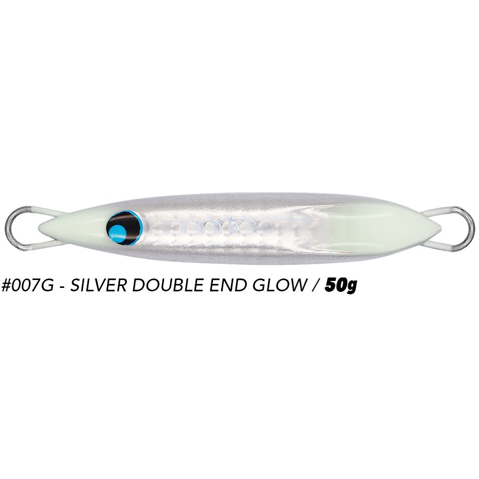 >日安路亞< UROCO CHIBI UROCO SHORT 50g、60g Metal jig 配備前後輔助鉤-規格圖1