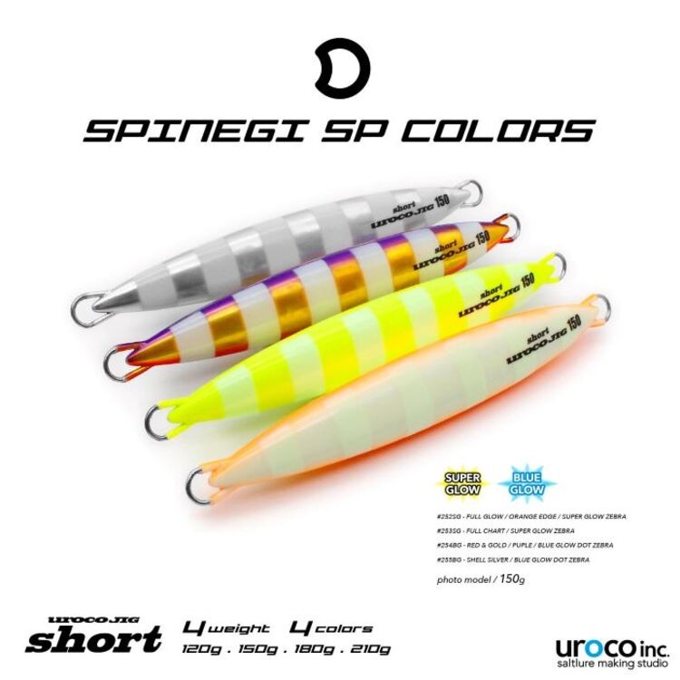 >日安路亞< UROCO JIG SHORT SPINEGI 系列 船釣鐵板-細節圖2
