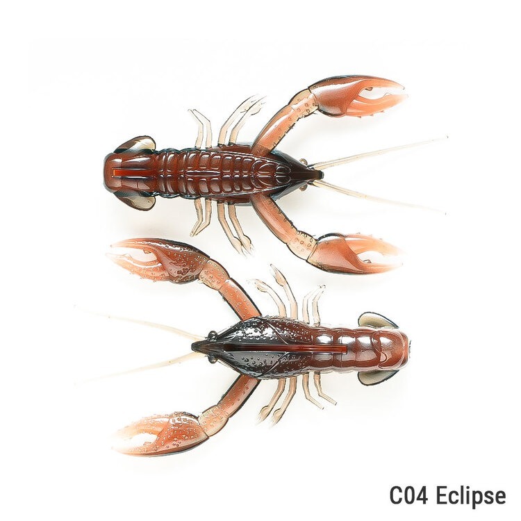 >日安路亞< NIKKO NIKKO CRAW 3.2＂ 螯蝦型軟蟲-規格圖3