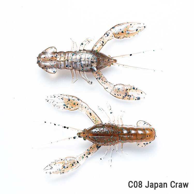 >日安路亞< NIKKO NIKKO CRAW 3.2＂ 螯蝦型軟蟲-規格圖3