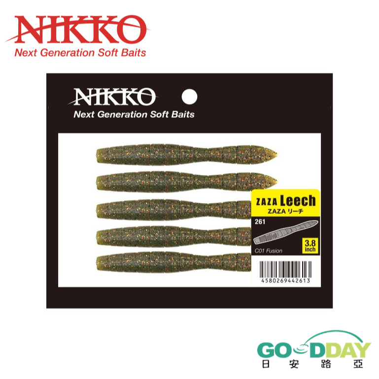 >日安路亞< NIKKO ZAZA Leech 3.8inch 軟蟲-細節圖3