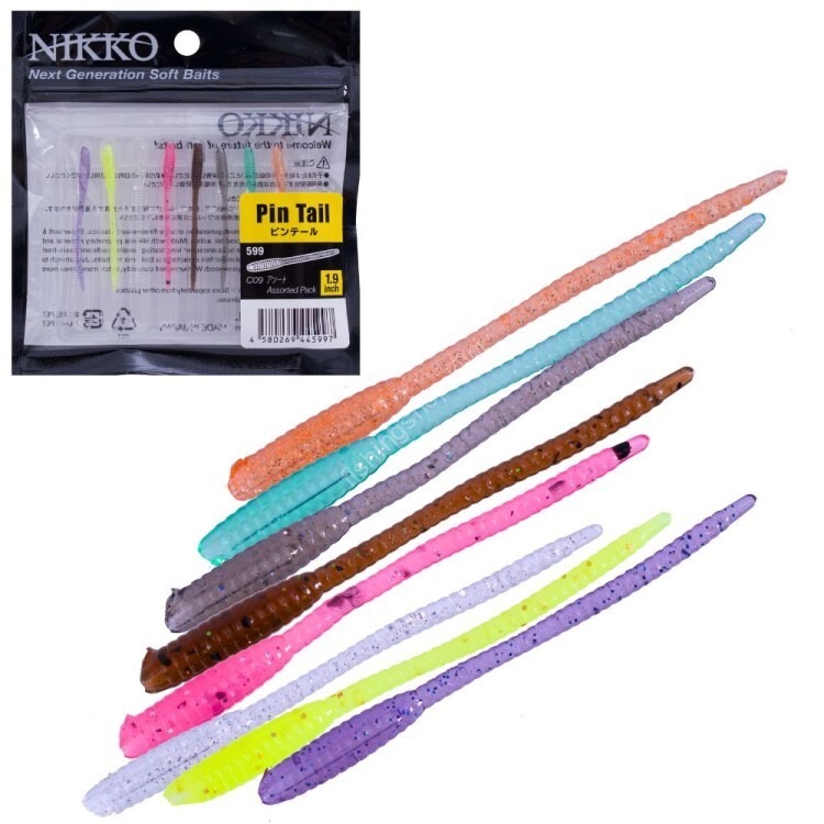 >日安路亞< NIKKO PIN TAIL 1.9＂ 軟蟲-規格圖3