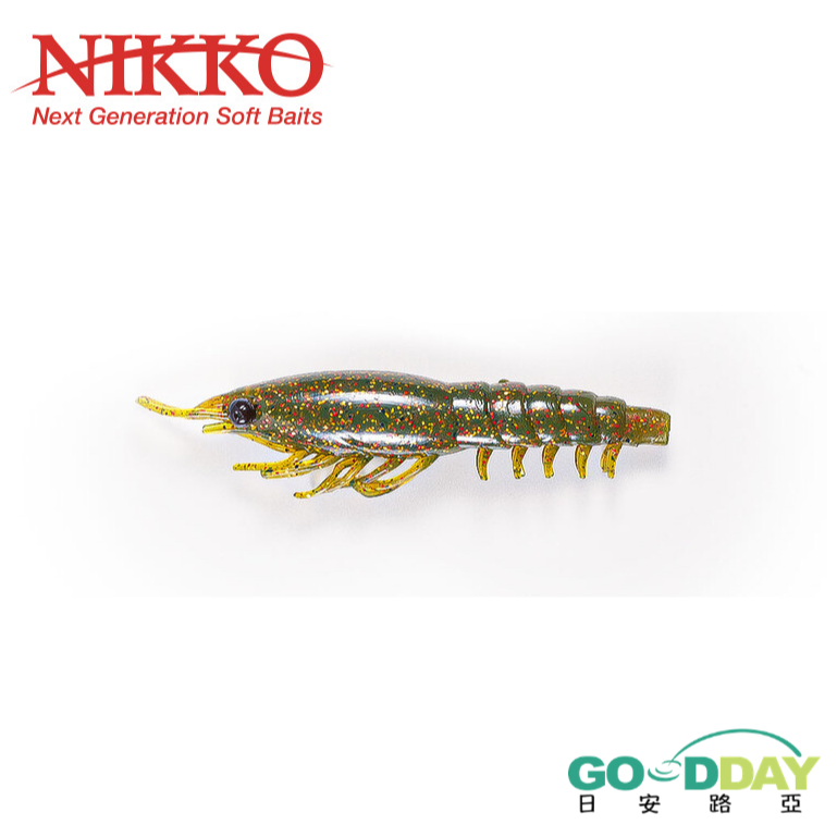 >日安路亞< NIKKO SOFT SHELL SHRIMP 3＂ 蝦型軟蟲-細節圖2