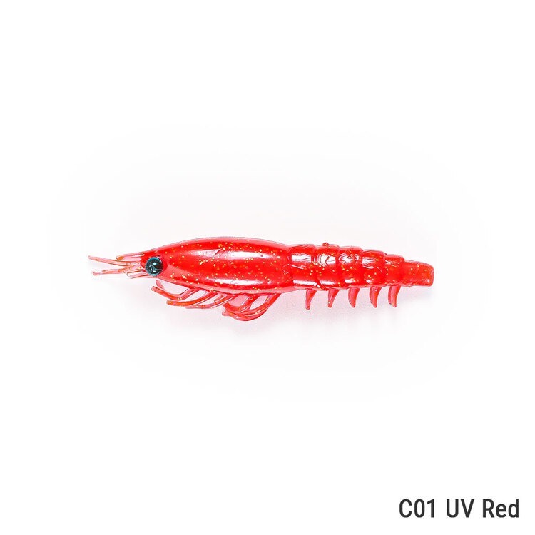 >日安路亞< NIKKO SOFT SHELL SHRIMP 3＂ 蝦型軟蟲-規格圖1