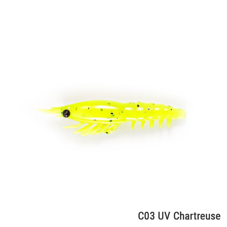 >日安路亞< NIKKO SOFT SHELL SHRIMP 3＂ 蝦型軟蟲-規格圖3