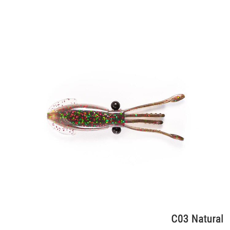 >日安路亞< NIKKO DAPPY FIREFLY SQUID 3＂ 烏賊型軟蟲-規格圖3