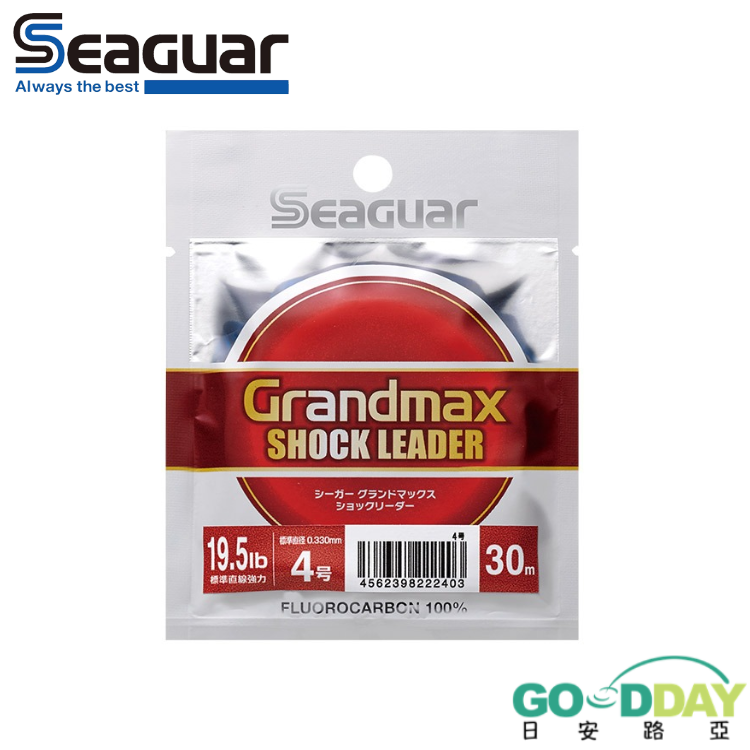 >日安路亞< Seaguar GRAMDMAX SHOCK LEADER 前導線、碳氟線-細節圖2