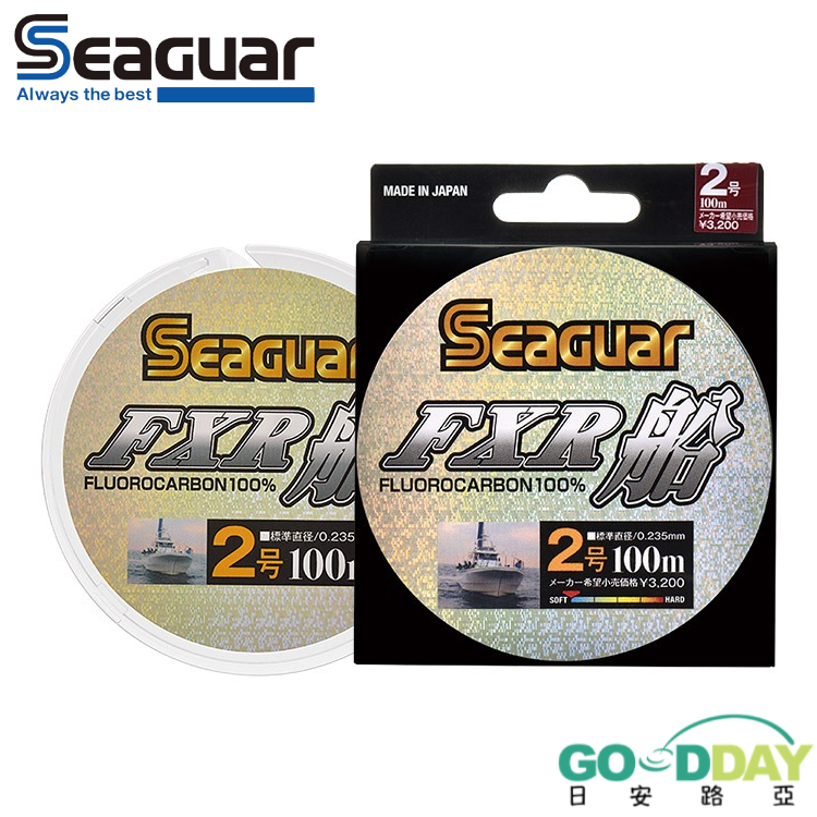 >日安路亞< Seaguar FXR 船 碳氟線、船釣前導線-細節圖2