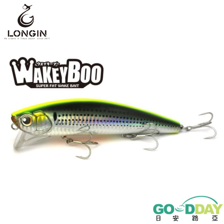 >日安路亞< LONGIN WAKEY BOO 137mm/48g 米諾-細節圖2