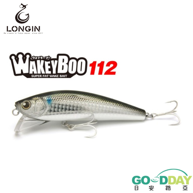 >日安路亞< LONGIN WAKEY BOO 112mm/30g 米諾-細節圖2