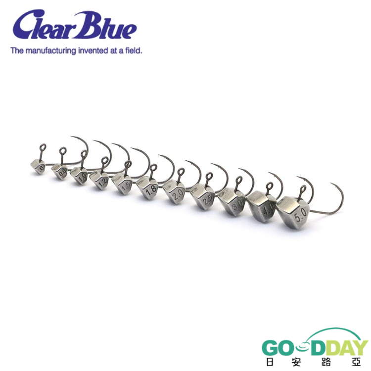 >日安路亞< Clear Blue SAIKORO HEAD ACE TG EX 鎢鋼汲頭鉤、鉛頭鉤-細節圖2