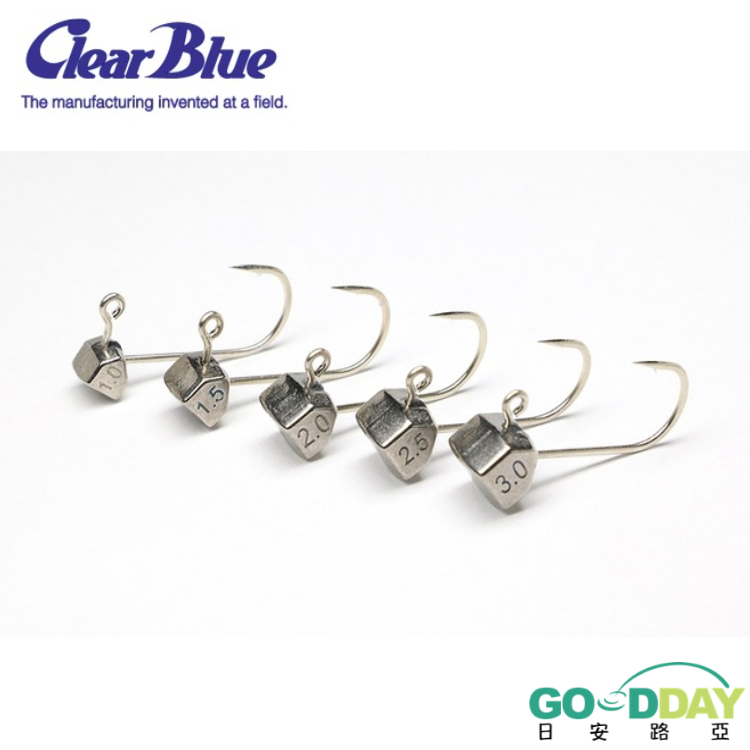 >日安路亞< Clear Blue SAIKORO HEAD TOUGH TG 鎢鋼汲頭鉤、鉛頭鉤-細節圖2