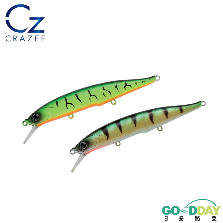 >日安路亞< CRAZEE MINNOW 70SF、96SF、110SF 米諾、快抽米諾-細節圖3