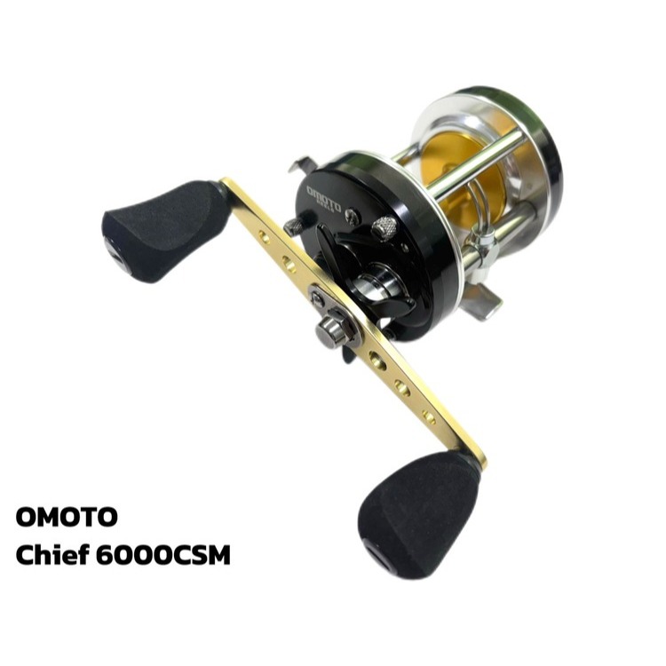 >日安路亞< OMOTO CHIEF 經典款 酋長 6000CSM、6001CSM 鼓捲、雷強捲-規格圖3