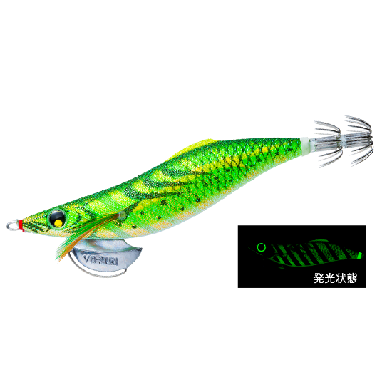 >日安路亞< YO-ZURI A1774 EGI AURIE-Q LC SLOW 3.0号 (遠投型) 木蝦-規格圖2