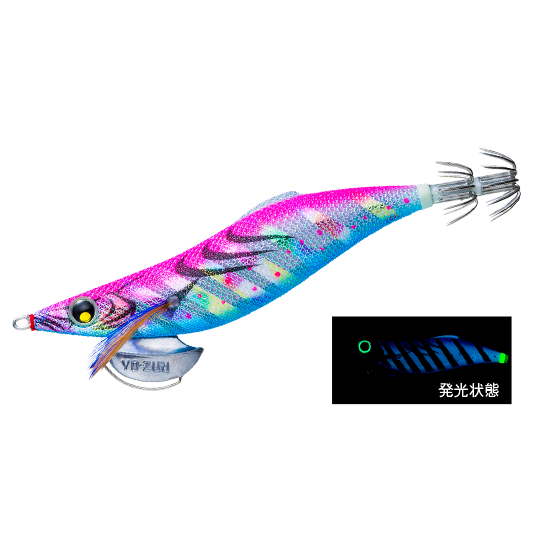 >日安路亞< YO-ZURI A1774 EGI AURIE-Q LC SLOW 3.0号 (遠投型) 木蝦-規格圖2