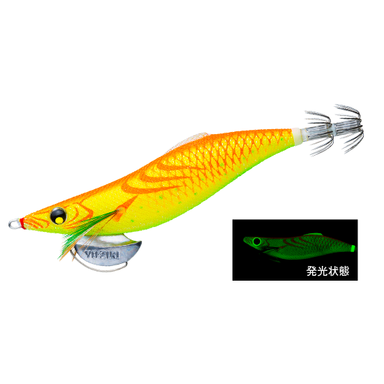 >日安路亞< YO-ZURI A1775 EGI AURIE-Q LC SLOW 3.5号 (遠投型) 木蝦-規格圖2