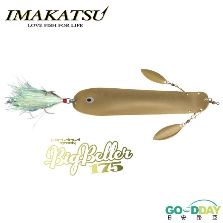 >日安路亞< IMAKATSU MIHARA SPOON BIGBELLER 175 亮片、巨型亮片-細節圖2