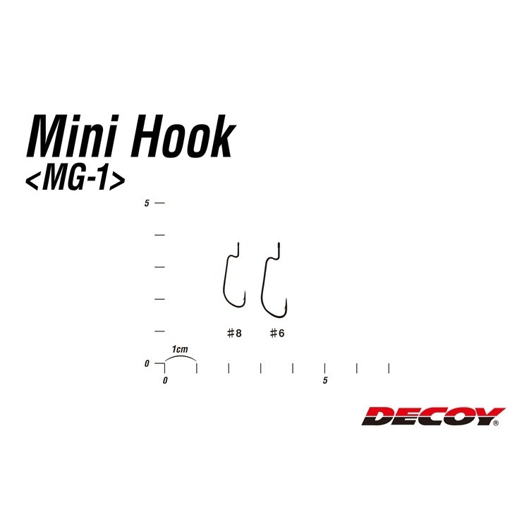 >日安路亞< DECOY MG-1 MINI HOOK 根魚專用鉤-細節圖3