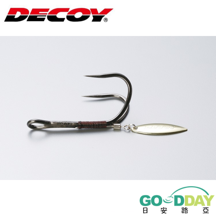>日安路亞< DECOY SN-10 STRAIGHT SWIVEL 東京釣組、亮片改裝-細節圖3