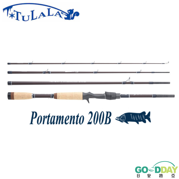 >日安路亞< TULALA PORTAMENTO 200B 槍柄竿、多節旅竿-細節圖2