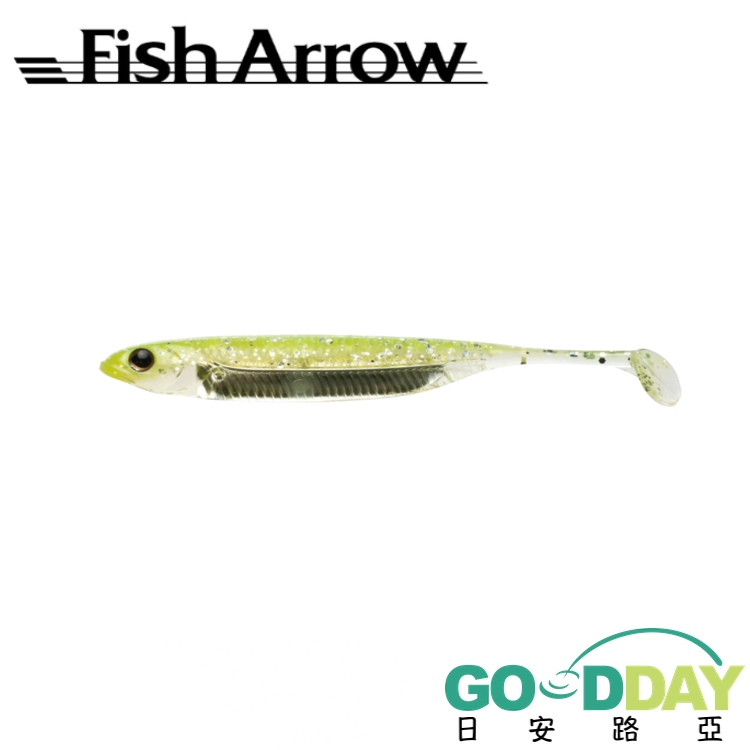 >日安路亞< Fish Arrow FLASH-J SHAD 3＂、4＂ SW T尾軟魚-細節圖2