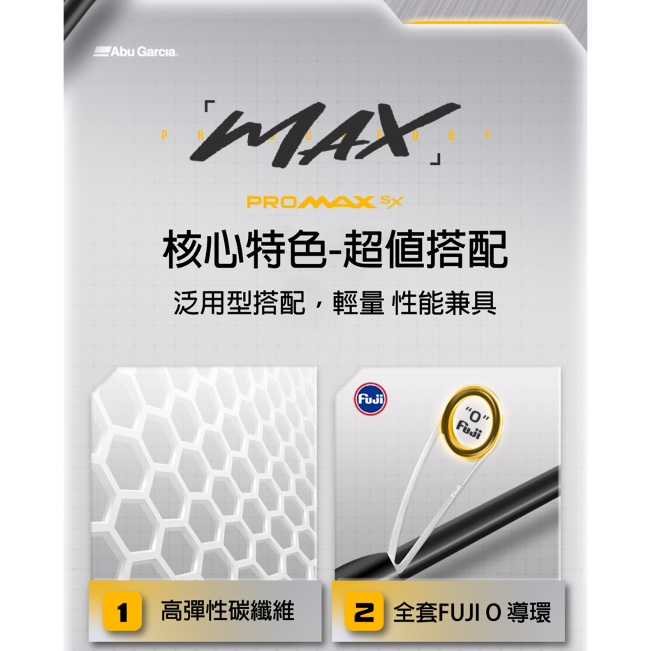 >日安路亞< Abu Garcia NEW PRO MAX 淡水泛用竿-細節圖2