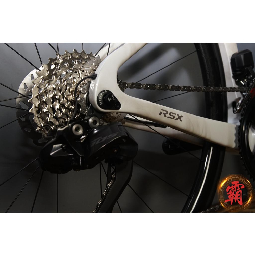 【卜萊特單車】HASA RSX 碳纖維 碟煞 公路車 L尺寸 Shimano 105 R7170 自行車 限量雲彩白-細節圖2