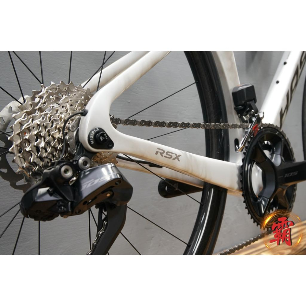 【卜萊特單車】HASA RSX 碳纖維 碟煞 公路車 L尺寸 Shimano 105 R7170 自行車 限量雲彩白-細節圖3