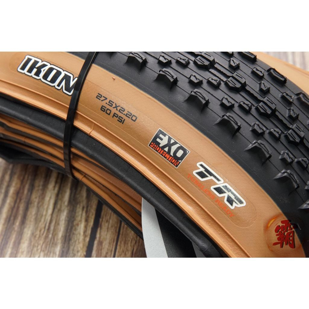 【卜萊特單車】Maxxis IKON 27.526 TR 膚邊胎 自行車 單車 登山車 越野車 環島 日月潭-細節圖5